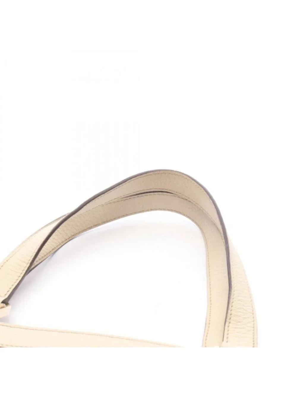 Gucci Tote Abbey Beige White Canvas Leather